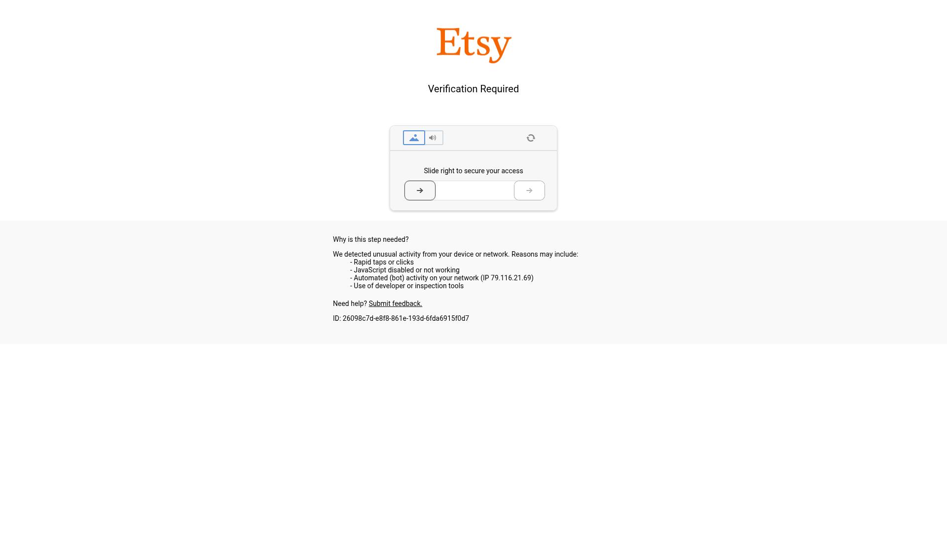 Screenshot of etsy.com — desktop view