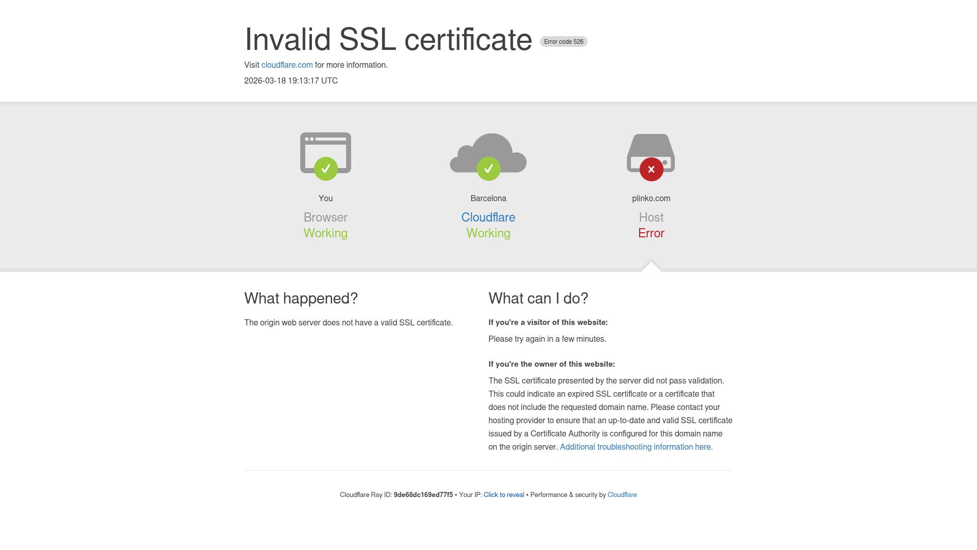 Screenshot of plinko.com — desktop view